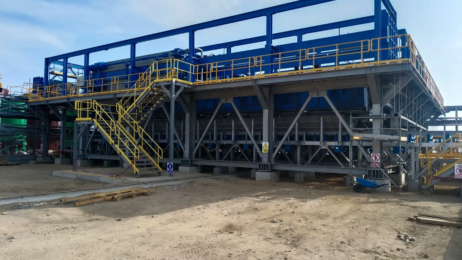 Planta de filtrado de relaves